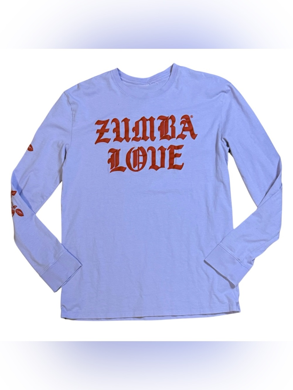 Zumba Fitness Purple Long Sleeve Tee Red 'Zumba Love' Graphic and Cut Tank XS - Picture 3 of 11
